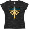 thumbnail image 3 of Inktastic Hanukkah Chanukah Menorah Women's T-Shirt, 3 of 5