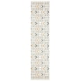 thumbnail image 2 of SAFAVIEH Sedona Zoolander Geometric Striped Runner Rug, Ivory/Light Grey, 2' x 8', 2 of 9