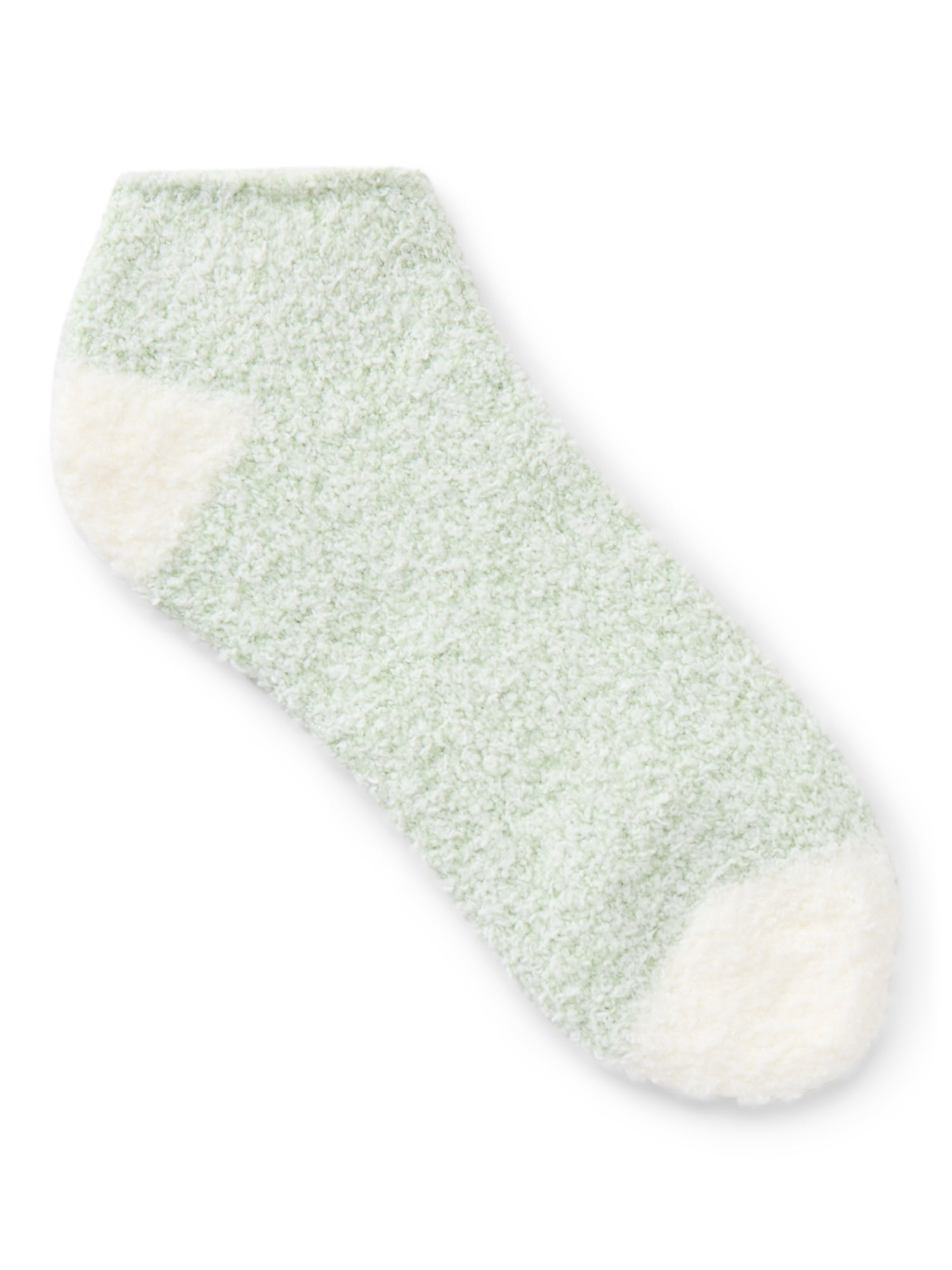 Joyspun Women's Double Layer Low Cut Lounge Socks, 3 Pack, Shoe Sizes 4-10