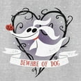 thumbnail image 2 of Women's The Nightmare Before Christmas Beware of Dog Zero Graphic Tee Black Small, 2 of 4