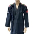 thumbnail image 3 of Woldorf USA BJJ Jiu Jitsu Uniform Black WF Logo Competition Uniform, Martial Arts, Fighting Uniform, Training Uniforms, Pre-Shrunk, Ultra Light Weight Uniforms Soft Fabric, 3 of 6
