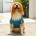 thumbnail image 2 of Dog Hoodie Comfortable Fit Back Pocket Warm Outdoor Dog Sweatshirt with Drawstring for Large Dogs-Blue,XL, 2 of 8