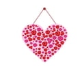 thumbnail image 2 of SugarBloom Happy Valentine's Day Front Door Hanging Sign, Colorful Paper Door Banner with Love Letter Pattern, Seasonal Home Door Decor for Indoor Outdoor,H, 2 of 2