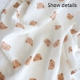 thumbnail image 3 of Manta de bebé para mantas de recepción de algodón, manta envolvente súper suave/toalla de baño/funda de lactancia/mantas de cama para niños y niñas como regalo de ducha, 3 of 5