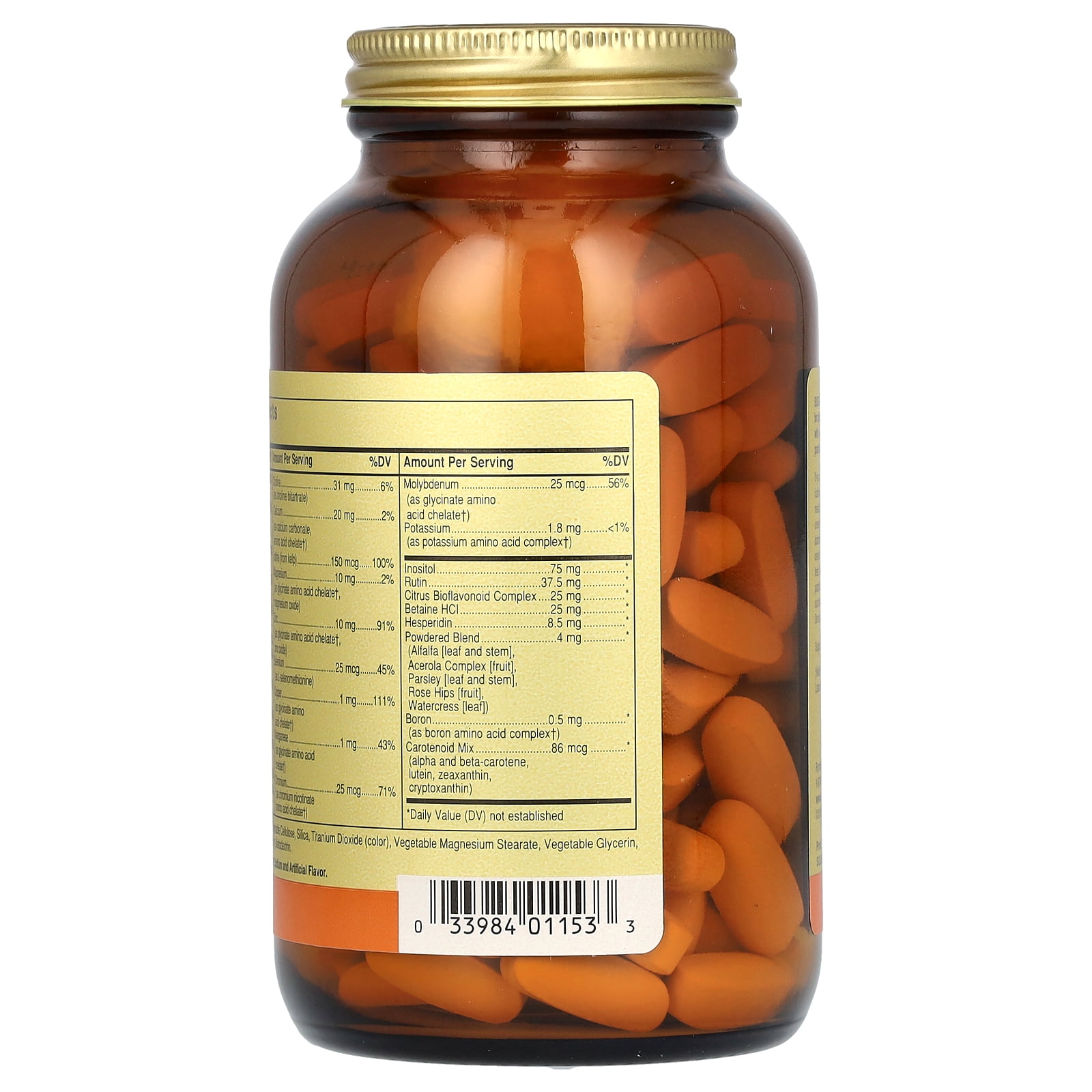 Solgar Formula VM-75 Iron-Free 180 Tablets