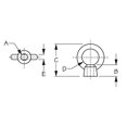 thumbnail image 6 of STAINLESS EYE NUT - 1/2', 6 of 6