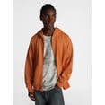 thumbnail image 2 of No Boundaries Boxy Oversized Fit Fleece Zip Hoodie Sweatshirt with Long Sleeves, Men's XS-4XLT, 2 of 6