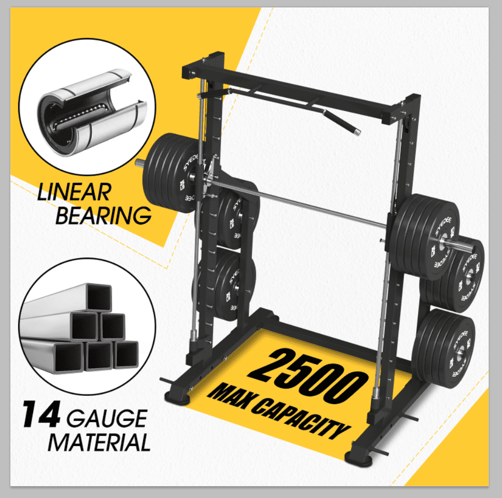 Home gym system with linear bearing sales