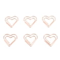 thumbnail image 4 of Heart Shaped Metal Paper Clips, Cute Portable Adorable Small Clips for Document Organization, with for Home, School, Office Use, 4 of 7