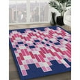thumbnail image 2 of Ahgly Company Indoor Rectangle Patterned Purple Novelty Area Rugs, 2' x 3', 2 of 6