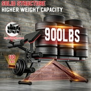 GIKPAL 10 Positions Adjustable Weight Bench Workout Bench for Home Gym,Olympic Weight Bench Press for Full Body Strength Training,Support up to 900lbs