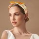 thumbnail image 2 of Ofertas Únicas 1 Pc Diademas Elegantes con Flores para Niños 6.30"x4.72"x2.05" Naranja Amarillo 1 Pc, 2 of 3