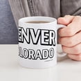 thumbnail image 4 of CafePress - Denver Colorado Mug - 11 oz Ceramic Mug - Novelty Coffee Tea Cup, 4 of 4