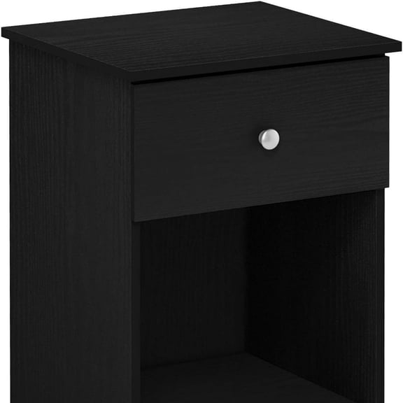 Tidur Nightstand, 1-Pack, Black Oak