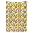 thumbnail image 3 of Ambesonne Flower Tablecloth Rectangular Table Cover, Retro Fresh Nature Theme, 60"x90", Multicolor, 3 of 4