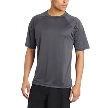 Kanu Surf Maillot Dermoprotecteur Uni UPF 50+ pour Hommes, Grande Taille Étendue, Charbon, 3X