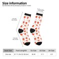 thumbnail image 2 of Rocae Pastry for Adult Socks Casual Athletic Stretchy Loose Socks for Women Men Non-Slip Middle Tube Socks, 2 of 6