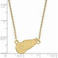 thumbnail image 4 of Sterling Silver Gold Plated NHL LogoArt Detroit Red Wings Pendant Necklace, 4 of 5