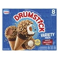 thumbnail image 6 of Drumstick Ice Cream Cones Variety Pack, Chocolate and Vanilla Sundae, Kosher, 8 Count, 6 of 14
