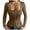Brown, variant on Womens Long Sleeve Going Out Crop Tops Y2K Fall Shirts Sweetheart Neckline Bustier Top with Slit Pink-A M(M)