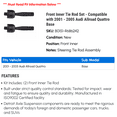 thumbnail image 2 of Front Inner Tie Rod Set - Compatible with 2001 - 2005 Audi Allroad Quattro Base 2002 2003 2004, 2 of 2
