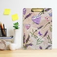 thumbnail image 6 of FMSHPON Lavender Flowers Clipboard Hardboard Wood Nursing Clip Board and Pull for Standard A4 Letter 13x9 inches, 6 of 8
