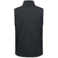 thumbnail image 3 of Little Donkey Andy Men's Fleece Lined Outdoor Vest Lightweight Windproof Warm Sleeveless Jacket for Hiking Trekking Travel Golf Black 3XL, 3 of 6