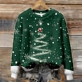 thumbnail image 5 of Cozy Holiday Charm Printed Crewneck Pullover For Casual Knit Sweater With Seasonal Graphic, 5 of 5