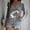 Grey, variant on Pxiakgy Football Shirts for Women 2025 Cute Graphic Print Fall Sweatshirts V Neck Long Sleeve Football Sweatshirts Game Day Heart Football Pullover Tops Mom Shirts Rugby Heart Print T Shirt Black L