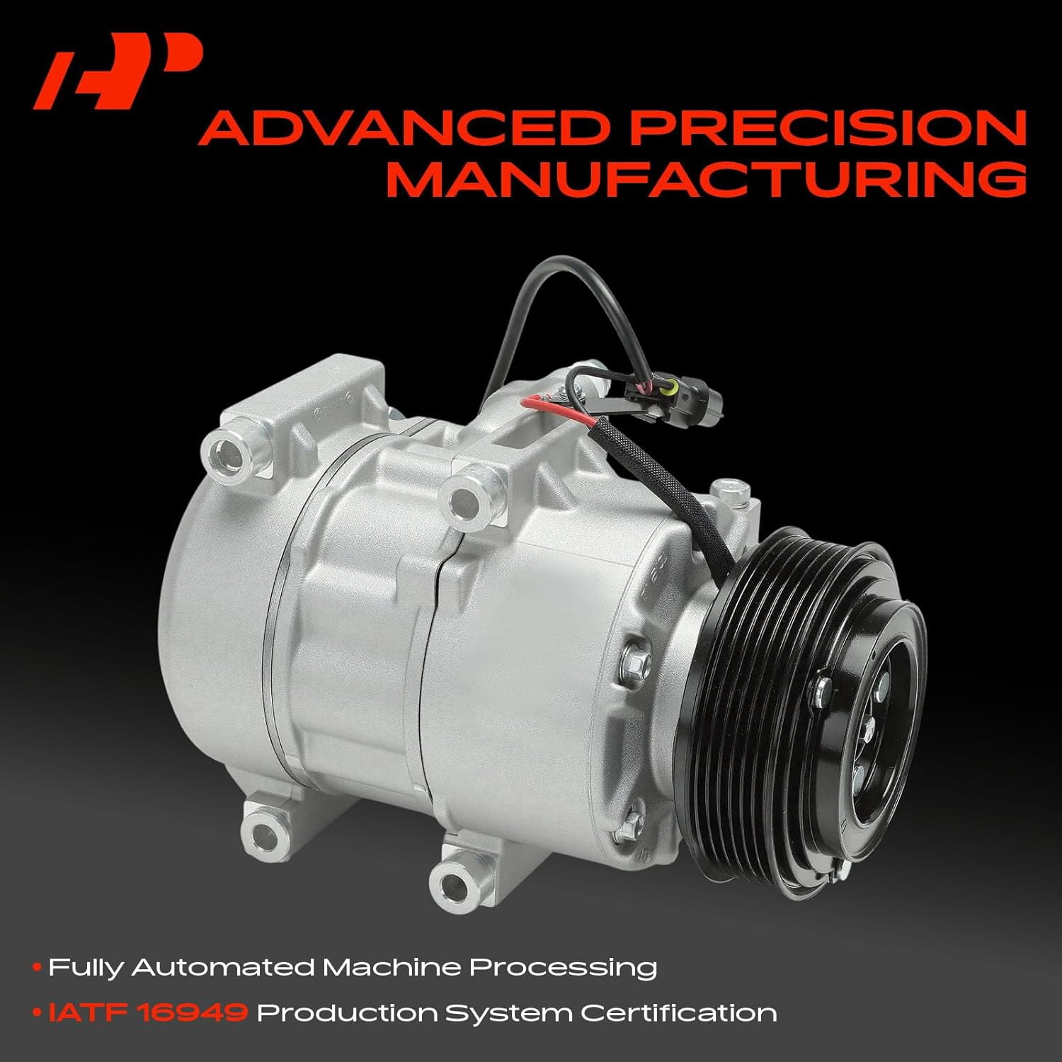A-Premium Air Conditioner AC Compressor with Clutch Compatible with Hyundai Palisade 3.8L 2020-2022