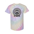 thumbnail image 1 of I Love Peace Tie-Dye Spiral Women -Smartprints Designs, Female Medium, 1 of 2
