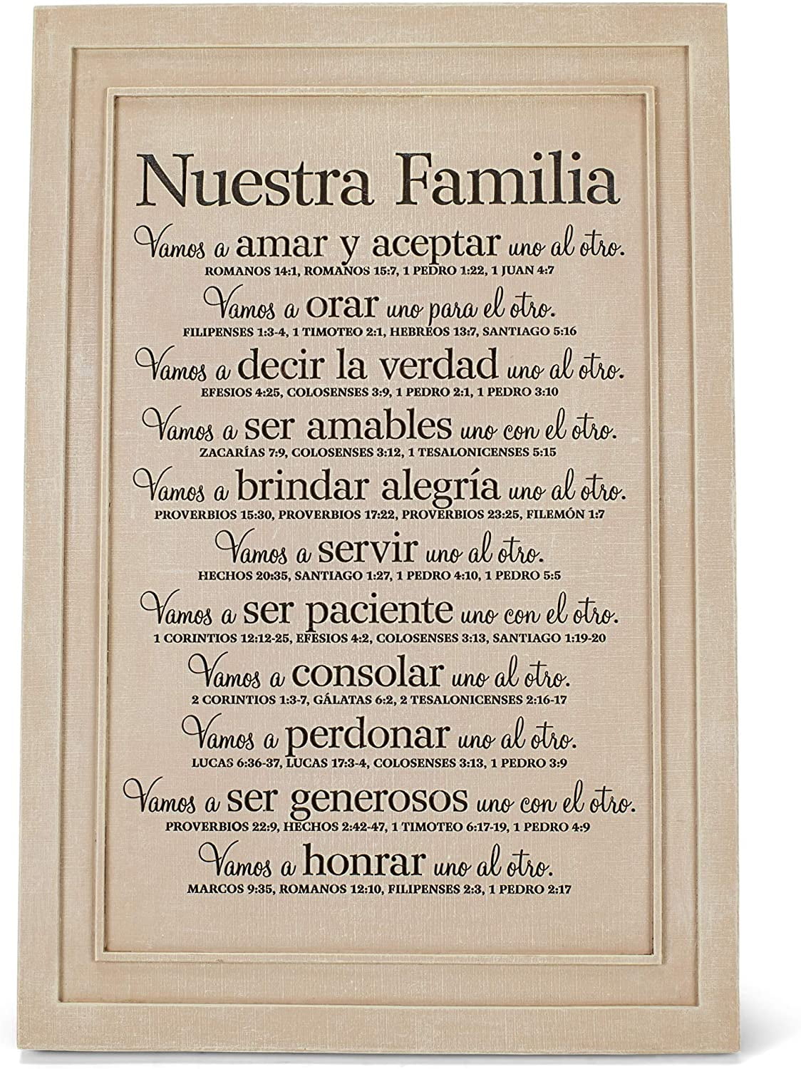 Lighthouse Christian Products Nuestra Familia Our Family Textured Cream 7 5 X 11 25 Cast Stone Plaque Lighthouse Christian Products One Another By Visit The Lighthouse Christian Products Store Walmart Com Lighthouse Christian Products Nuestra Familia Our Family Textured Cream 7 5 X 11 25 Cast Stone Plaque Lighthouse Christian Products One Another By Visit The Lighthouse Christian Products Store Walmart Com