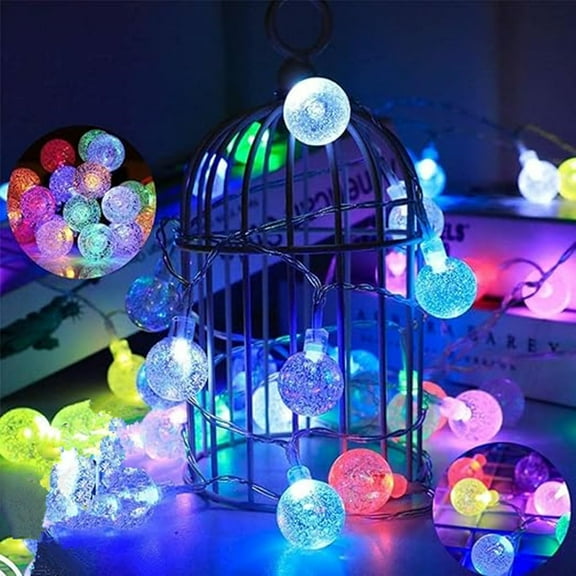 EONQY LED Globe String Lights, Fairy Lights Battery Operated Christmas Lights for Home Party Patio Garden Wedding