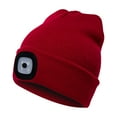 thumbnail image 2 of Fairnull Unisex Outdoor Cycling Hiking LED Light Knitted Hat Winter Elastic Beanie Cap, 2 of 6