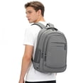 thumbnail image 5 of Classic Solid 21-Inch Backpack for Students, Large Capacity School Bookbag with Padded Shoulder Straps,Lightweight Campus Daypack with Multiple Compartments, Ideal Back to School Gift, 5 of 5