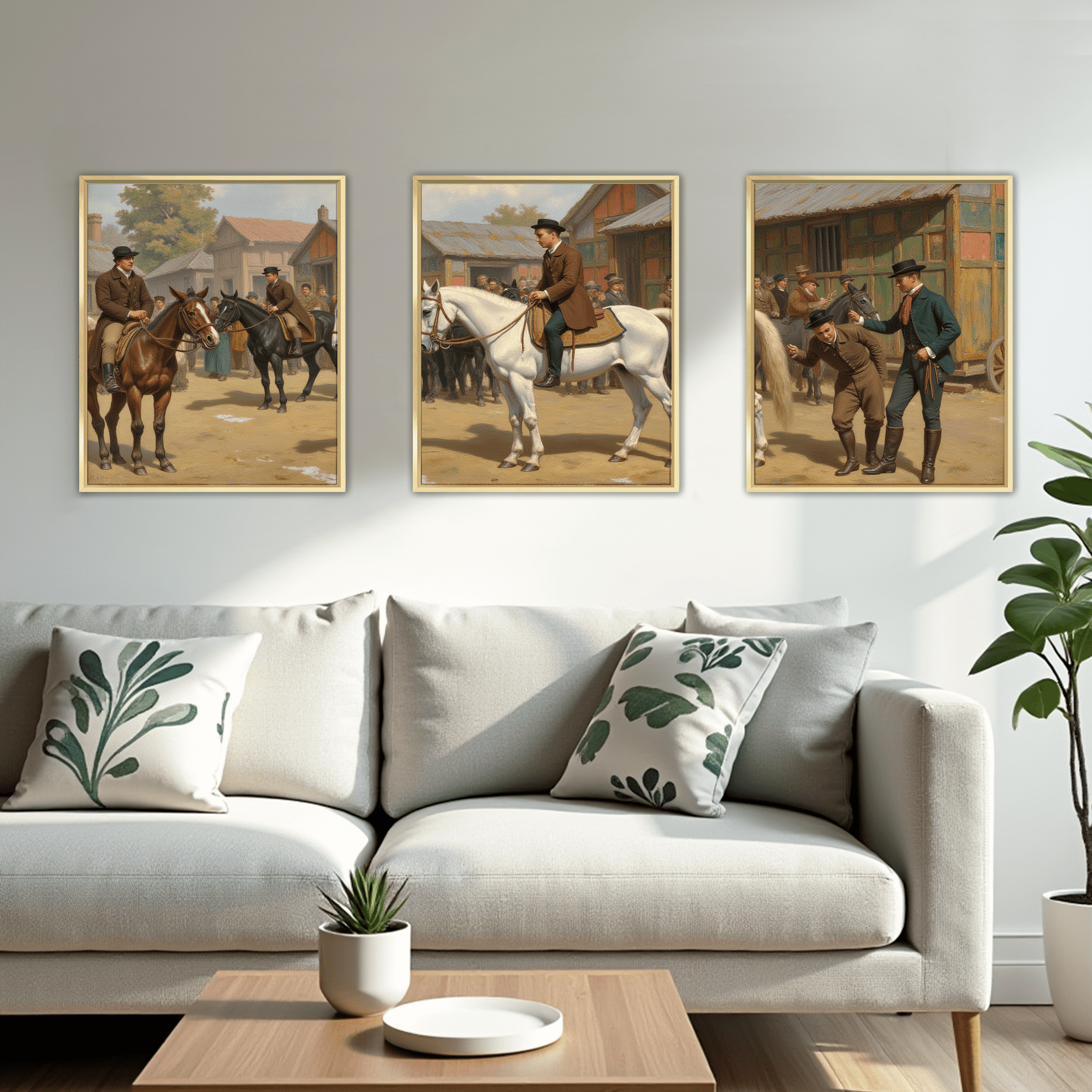 MAYEERTY Modern Abstract Wall Art Painting, Living Room Decor, Glod Aluminum Alloy Frame, 7.87"x9.84"