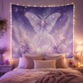 thumbnail image 2 of Lavender Luna Moth & Moon Phases in Lilac Clouds, Mystical Fantasy for Celestial Decor Enthusiasts, Ethereal Nature Art, Halloween Gift Tapestry Wall Hanging for Bedroom and Living Room, 2 of 7