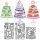 thumbnail image 1 of Troqueles de metal para tartas de flores, rosas, margaritas, narcisos, relieve, velas de estrella, acero al carbono, 1 of 9