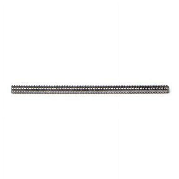 #8-32 x 3" Zinc Plated Grade 2 Steel Coarse Thread Threaded Rods (15 pcs.)