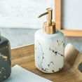 thumbnail image 7 of Marble Pattern Soap Dispenser Lotion Bottle 300ml for Bathroom Home Kitchen Countertop, 7 of 7