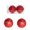 Red, variant on Christmas Ornaments 9cm, Glitter Gold Christmas Ball Ornament Set 2-Pack, Decorative Hanging Pieces for Christmas Tree Wreath Festive Decor, Blue