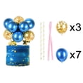 thumbnail image 2 of Flmtop 10Pcs 5Inch Balloons Thick Reusable Emulsion Rose Gold Cake Topper Decoration Balloons for Cakes, 2 of 10