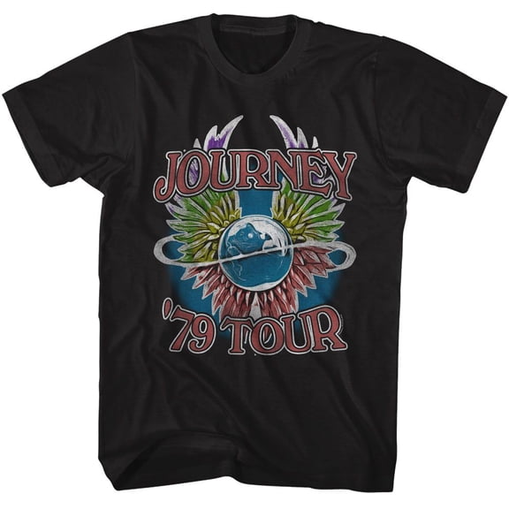 Journey 79 Tour Black Adult T-Shirt