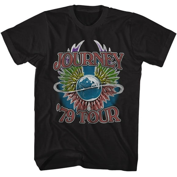 Journey 79 Tour Black Adult T-Shirt
