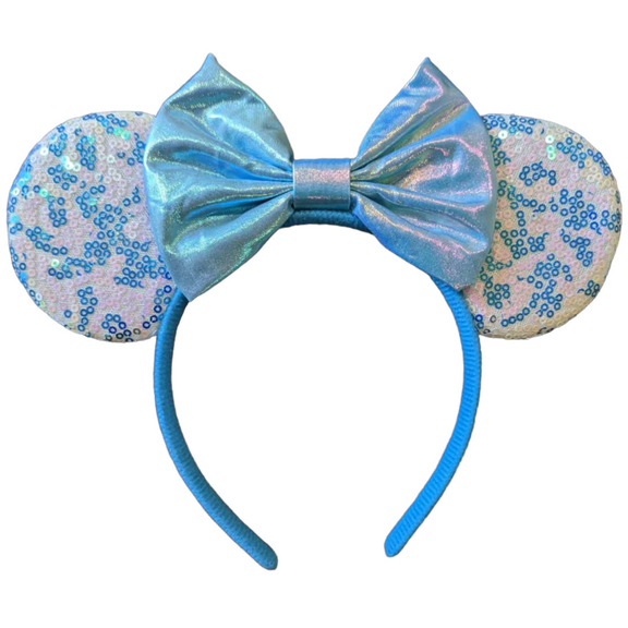 Cinderella Inspired Minnie Ears, Blue Mickey Ears, Cinderella Minnie Ears, Cinderella Minnie Ears, Princess Mickey Ears