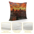 thumbnail image 4 of TIAOTIAOHOU USA City Cushion Cover City in Pillow Cases Cityscape Gift Pillows Nursery Decor Modern Linen Pillow Covers for Sofa Chair Car, 4 of 5