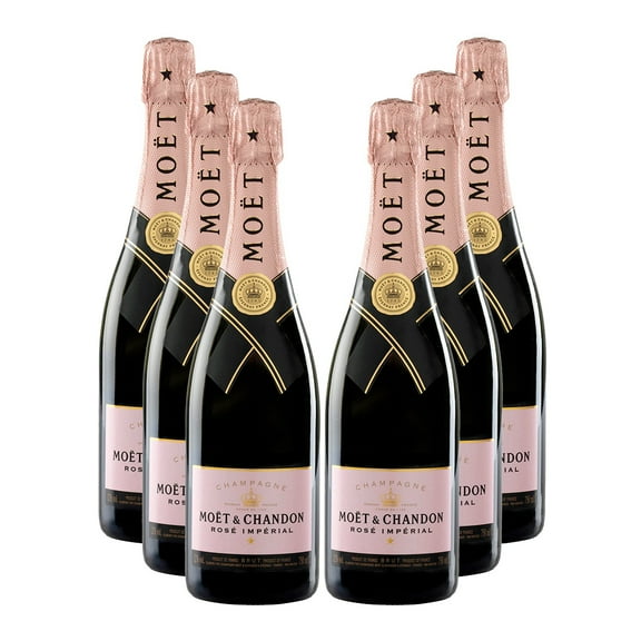 Pack x 6 - Champagne Moet Chandon Rose Imperial Con Estuche 750 m Moet Chandon Champagne / Moet Chandon