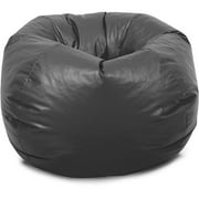 Kiddie Vinyl Bean Bag, Black