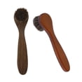 thumbnail image 1 of Wooden Long Handle Brushes Bristle Horse Hair Shoe Polish Applicator Polish Dauber Boot Buffing, 1 of 5