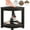 Black, variant on ROHKEX White Corner Shower Stool, Adjustable Feet Bench, up to 250 lb